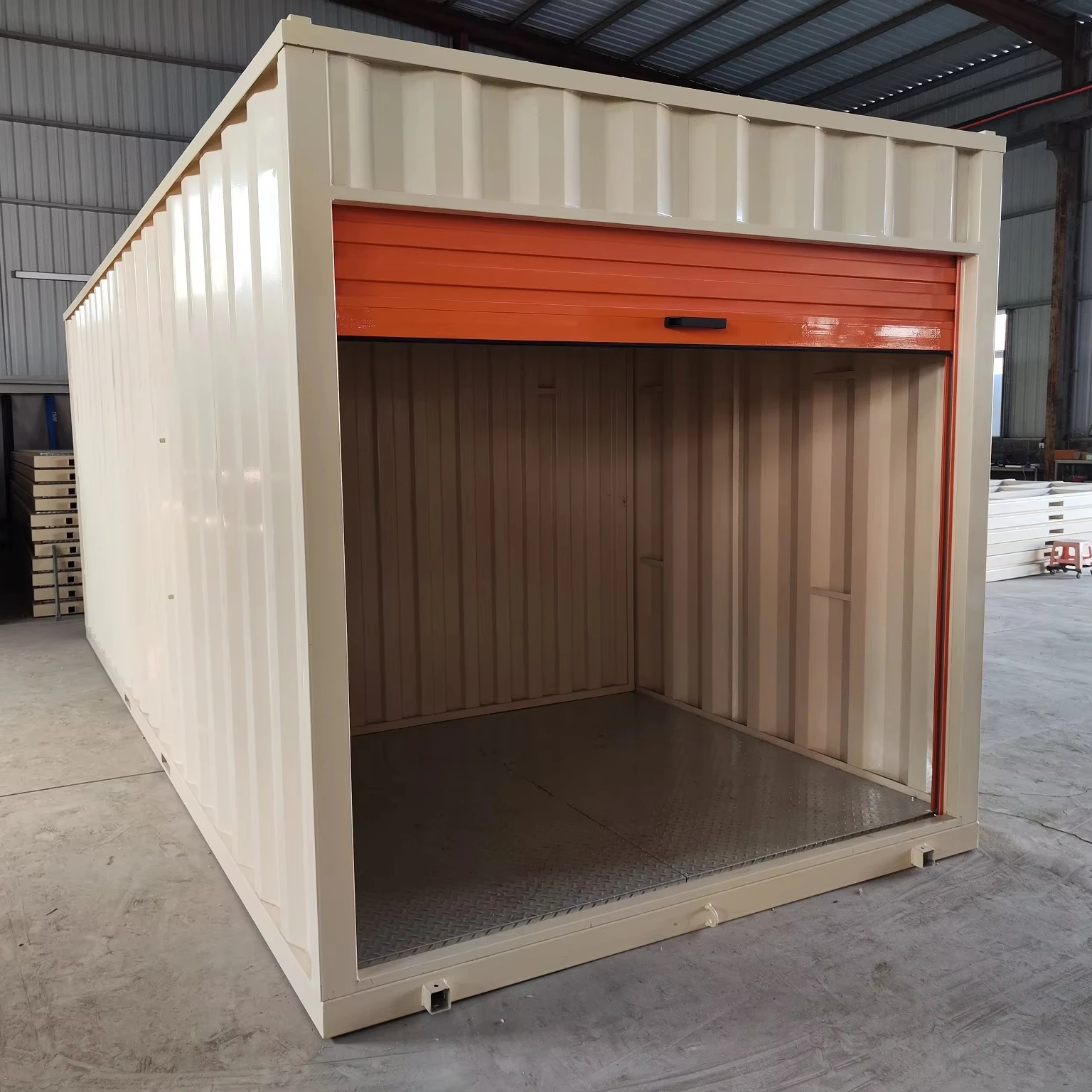 Prefabricated Warehouse Steel Structure Container Rental Self Storage Containers Assemble Mobile Stackable Flat Pack PODS