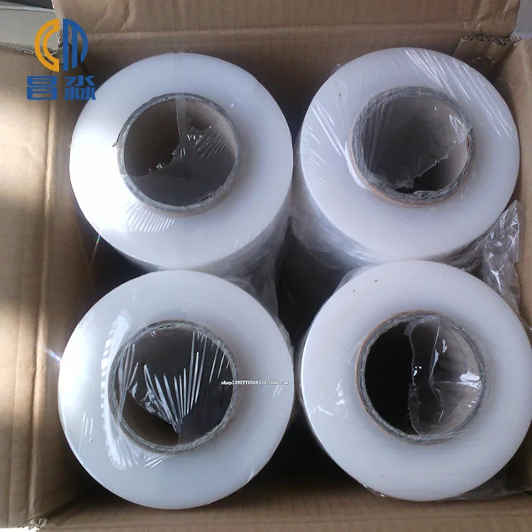 Free Sample Polyethylene Material 10 Micron Lldpe Plastic Packaging Stretch Film