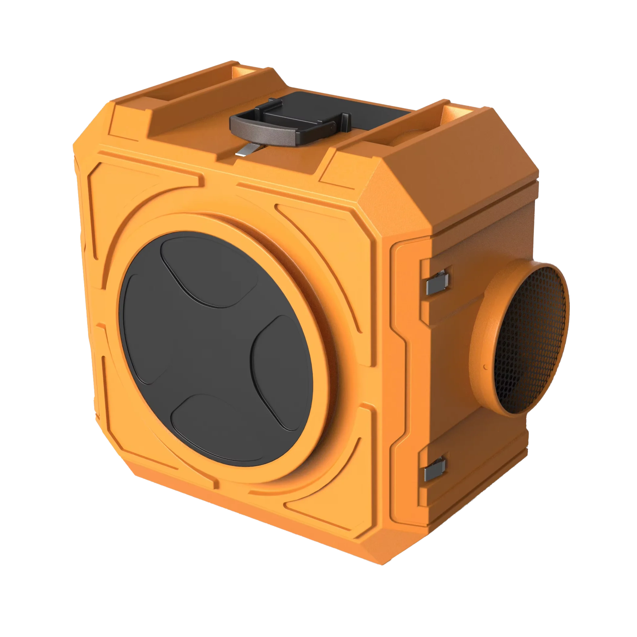 Воздушный скруббер с 3-ступенчатой фильтрацией Штабелируемый отрицательный воздушный аппарат для промышленного и коммерческого использования сверхмощный воздухоочиститель