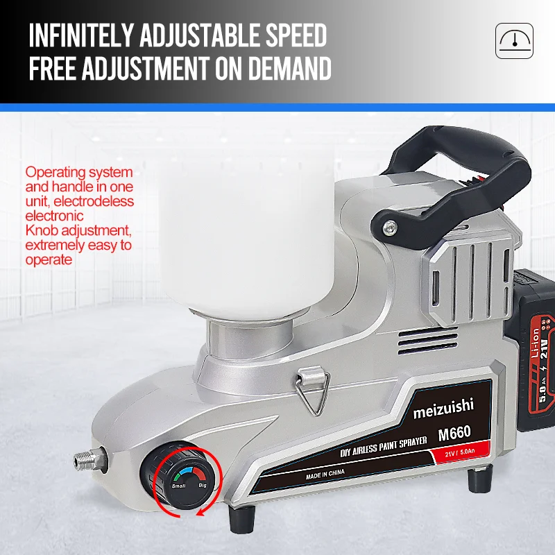 China Hot Sale Customized Logo Lithium Battery Spray Gun Wireless Paint Spray Gun Home Decoration Paint Spray Gun