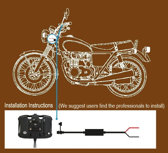 5 0 дюймов черный USB портативный Moto навигатор Toyota IPX7 водонепроницаемый GPS навигация Сенсорный экран Android 9 Бесплатная карта радио тюнер