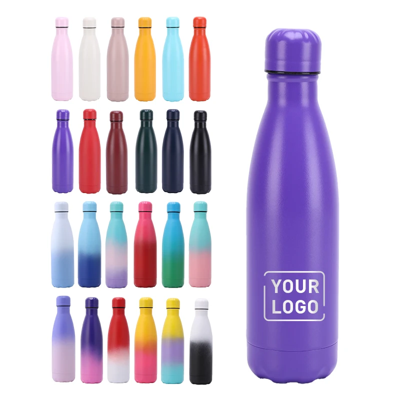 Professional customization Hot 304 Stainless Steel Insulated Double Wall vacuum drink Thermal Flask Sports cola water bottles