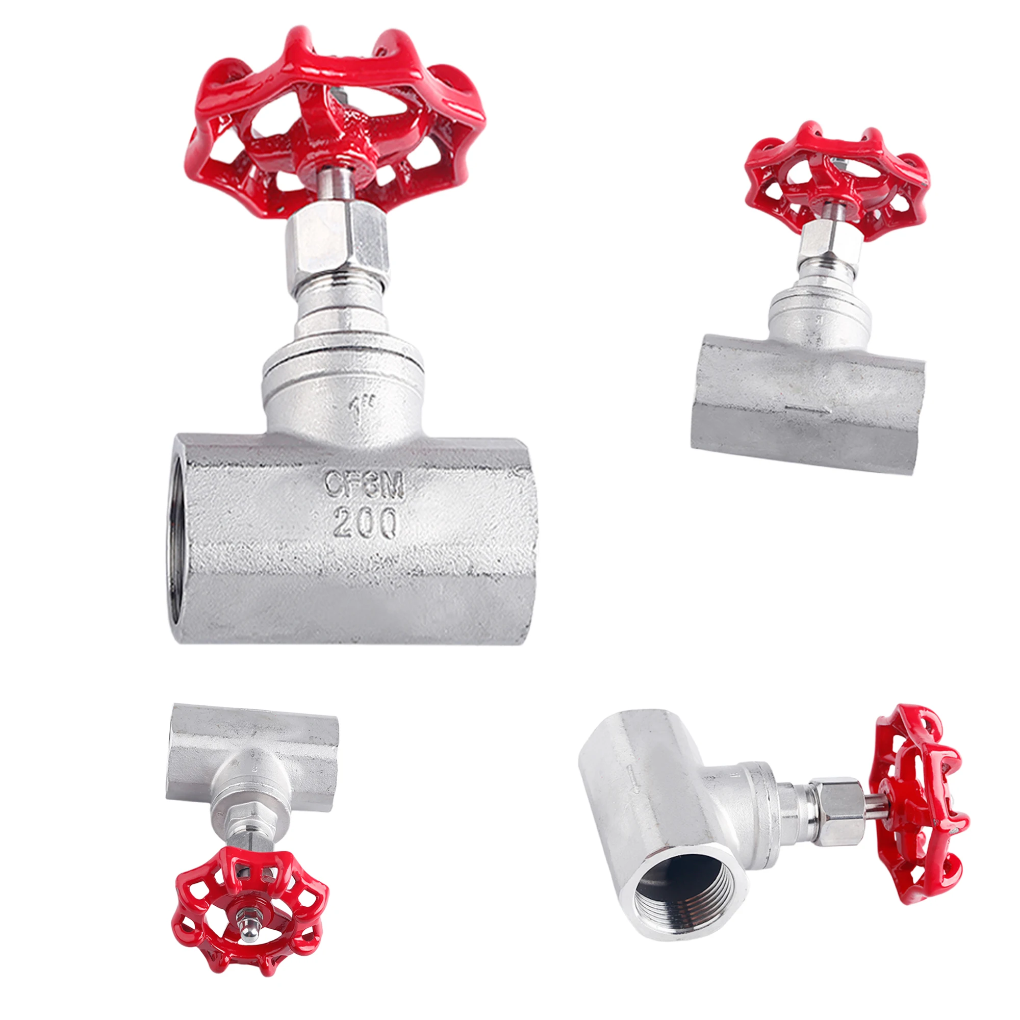 CNJS CF8 CF8M 304 316 Stainless Steel Threaded female Water Globe Valve
