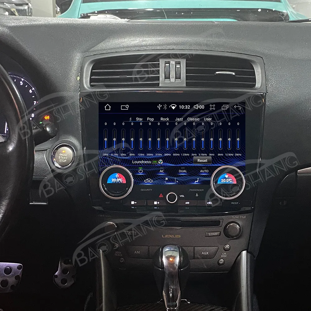 10 1 'Carplay для Lexus-это 2006 2012 Android 14 GPS Navi мультимедийный плеер автомобильный беспроводной дисплей радио HD экран