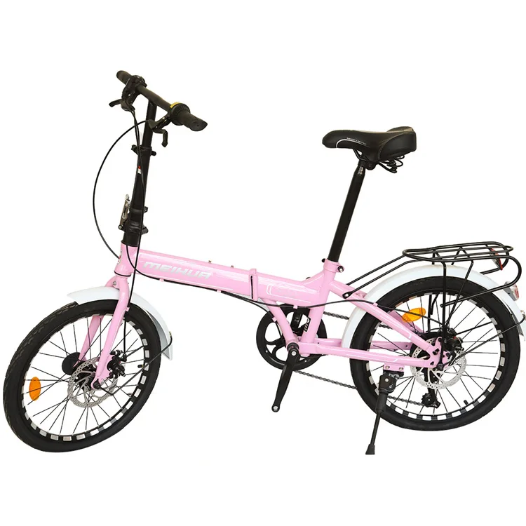 Lightweight Alloy Folding Bike Foldable City Bike for Adult 20inch Commute Bicycle for men women 7 Speed for sale