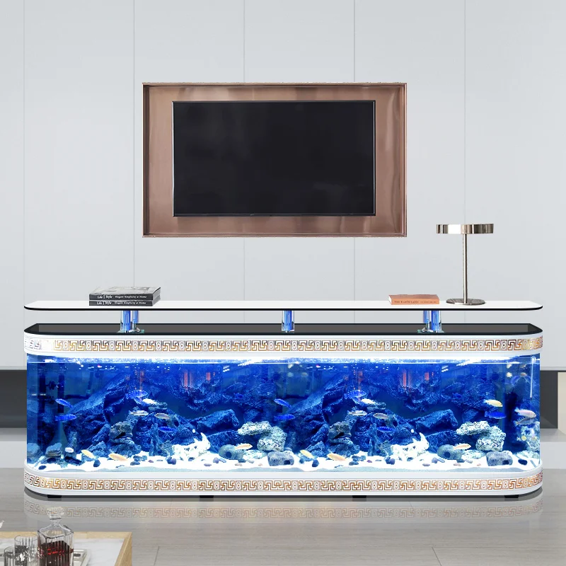 High Quality Glass Fish Tank Aquarium TV Stand Fish Tank For Living Room