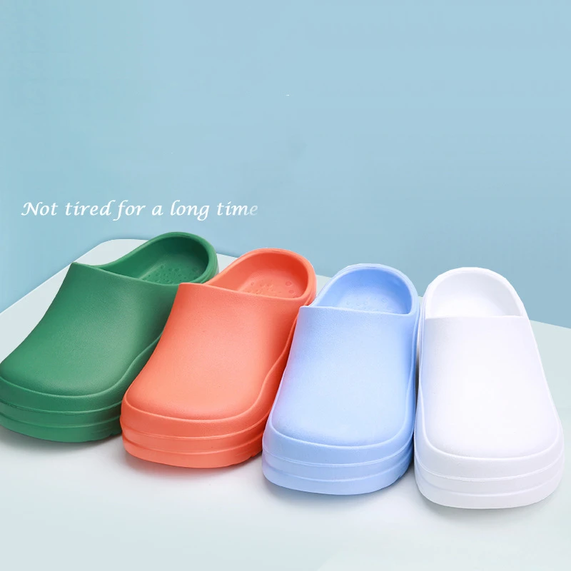 Non-slip Waterproof EVA Hospital Doctors Nurse Unisex Work Safety Shoes Kitchen Chef Shoes