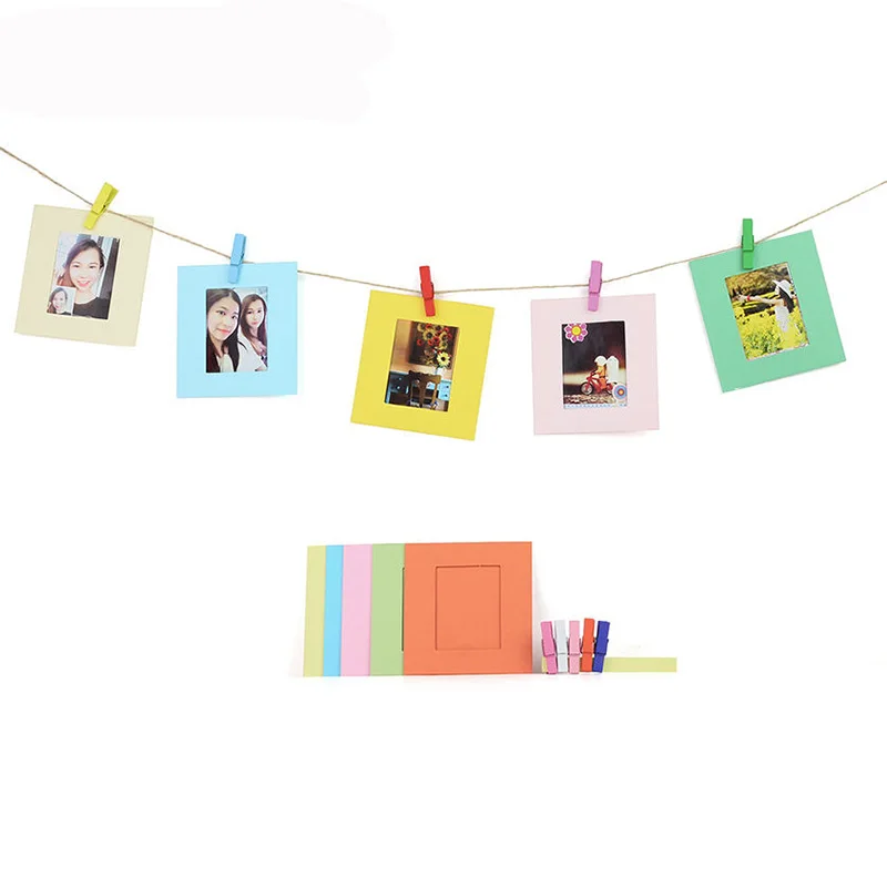 Design Universal Paper Wall Hanging Photo Frame For Fujifilm Instax Mini Film