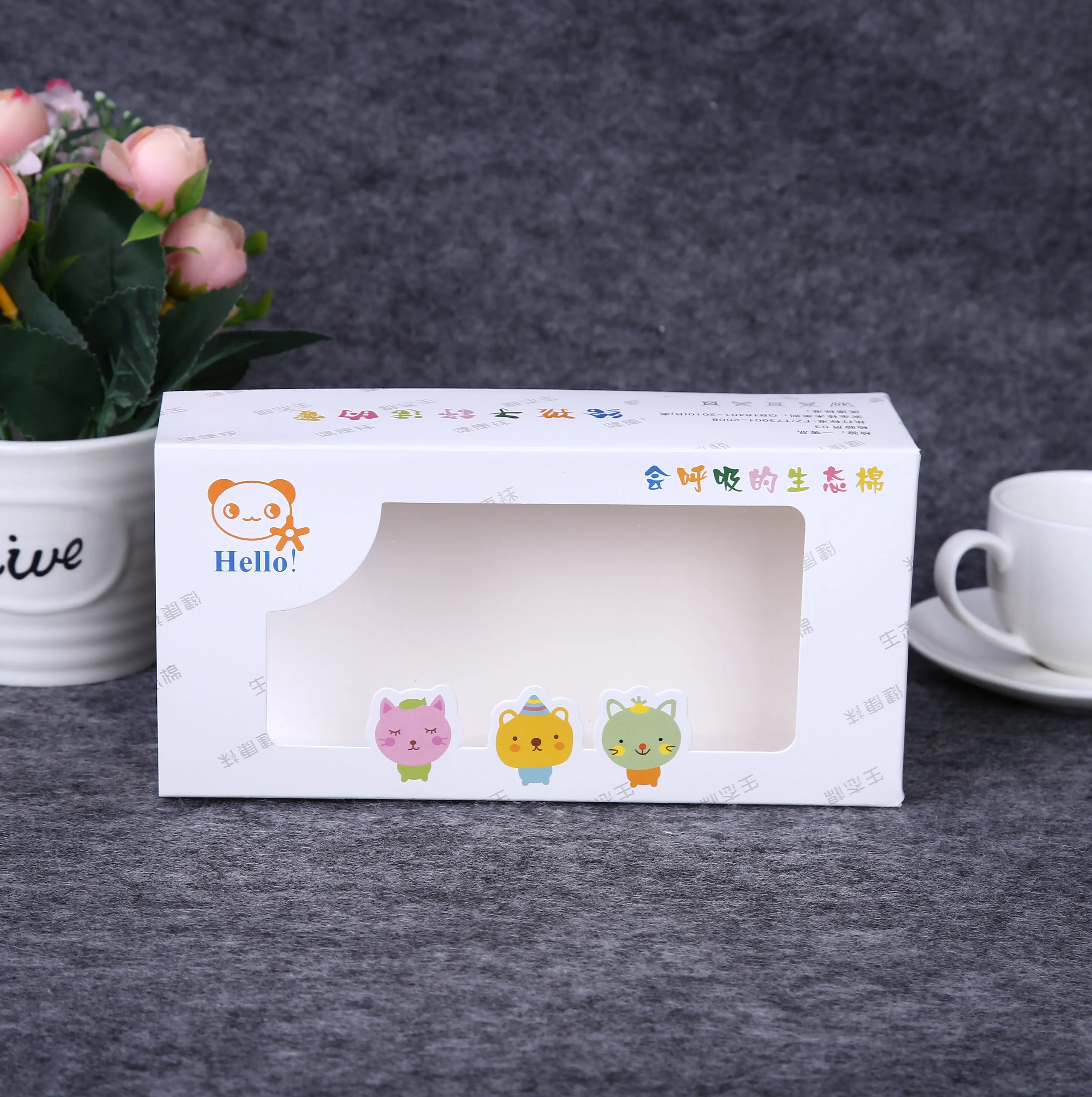 
Wholesale Paper Box With Transparent Cover 