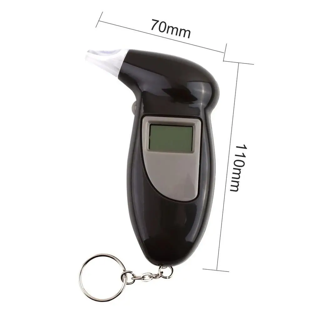 
Digital Breath Alcohol Tester AT-868 Portable Breathalyzer with LCD Display 