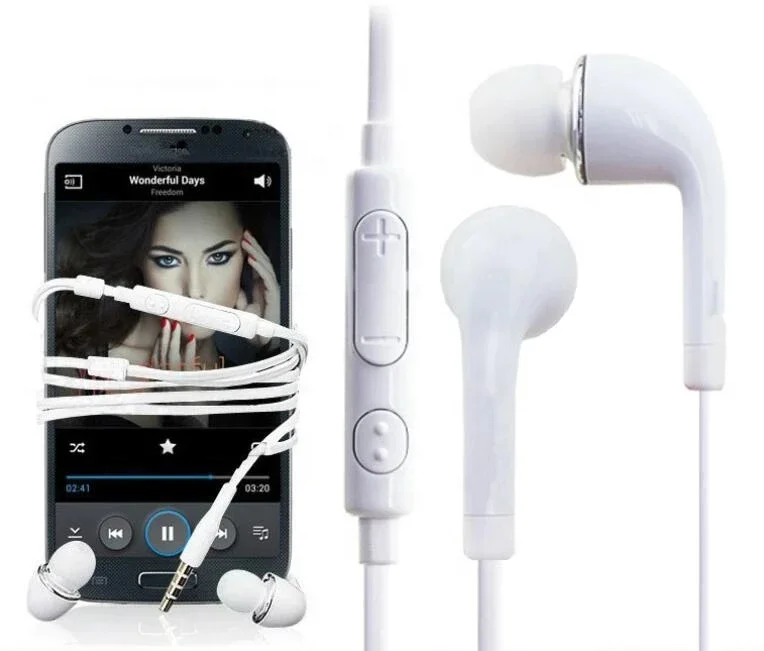 Проводные наушники-вкладыши J5, наушники с микрофоном для смартфонов Samsung S4 S5