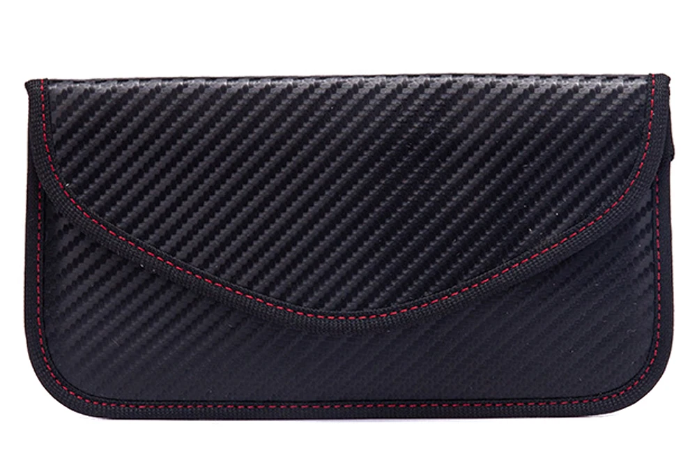 Carbon Fiber Faraday Bags for Car Keys and Cell Phone Signal Blocking Key Pouch Anti Theft Car Protection
