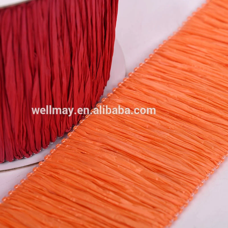 
 Отделка из искусственной рафии  