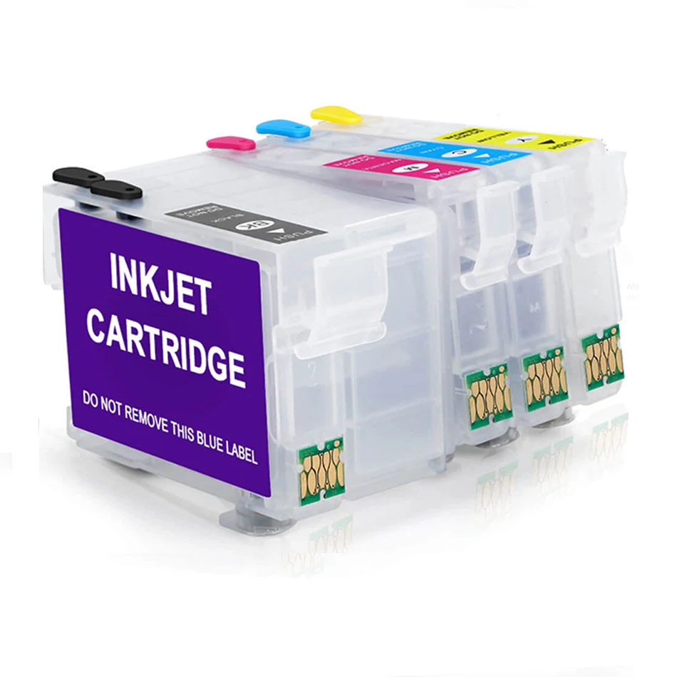 Refillable Ink Cartridge 252Xl 252 For Epson WF-7710 WF-7720 WF-7110 WF-7210 WF-7610 WF-7620 WF-3620 WF-3630 WF-3640 Printers