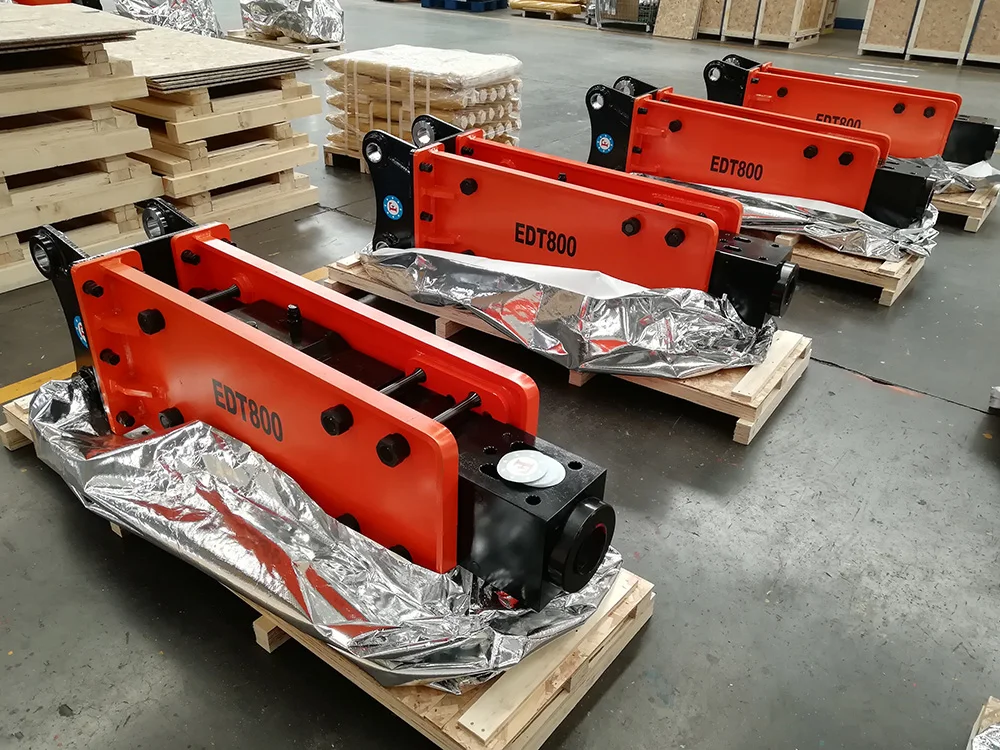 High Quality EDT800 Excavator Hydraulic Rock Breaker Factory Price for 0.8-140ton Good for Construction Machinery