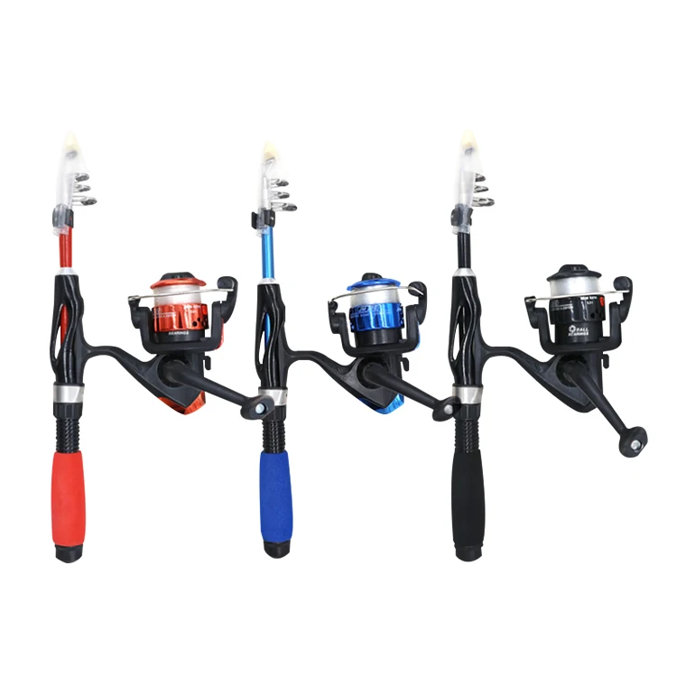 Телескопическая удочка и катушка из стекловолокна, набор для переноски, сумки, наборы для рыбалки
