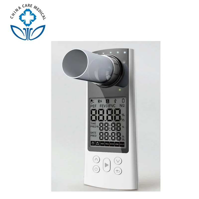 Дешевый цифровой портативный тренажер для дыхания, карманный электронный спирометр CCLOB