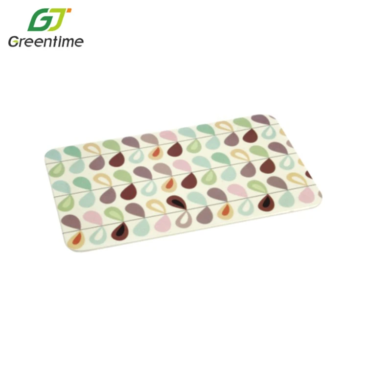 Wholesale High Quality Bpa Free Printing Square Multifunction Wood Bamboo Cutting Board With Handle
