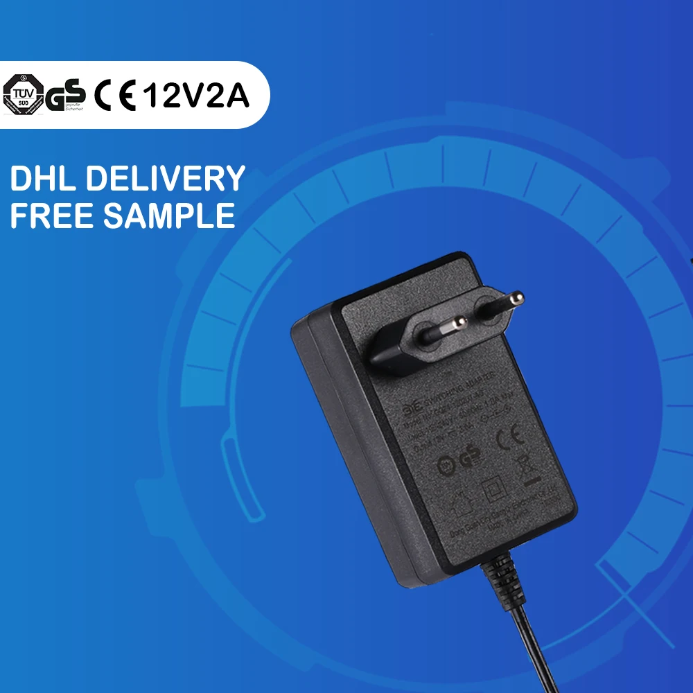 
TUV CE GS 12v 2a Power Adapters Netzteil Adattatore di alimentazione 24w black ac dc power supply adapter for cctv camera 