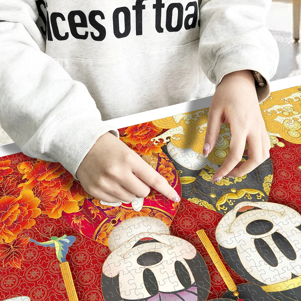 Disney Mickey 1000pcs Blue Card  Puzzle  foam puzzle mat custom printing puzzles for adults 1000 pieces