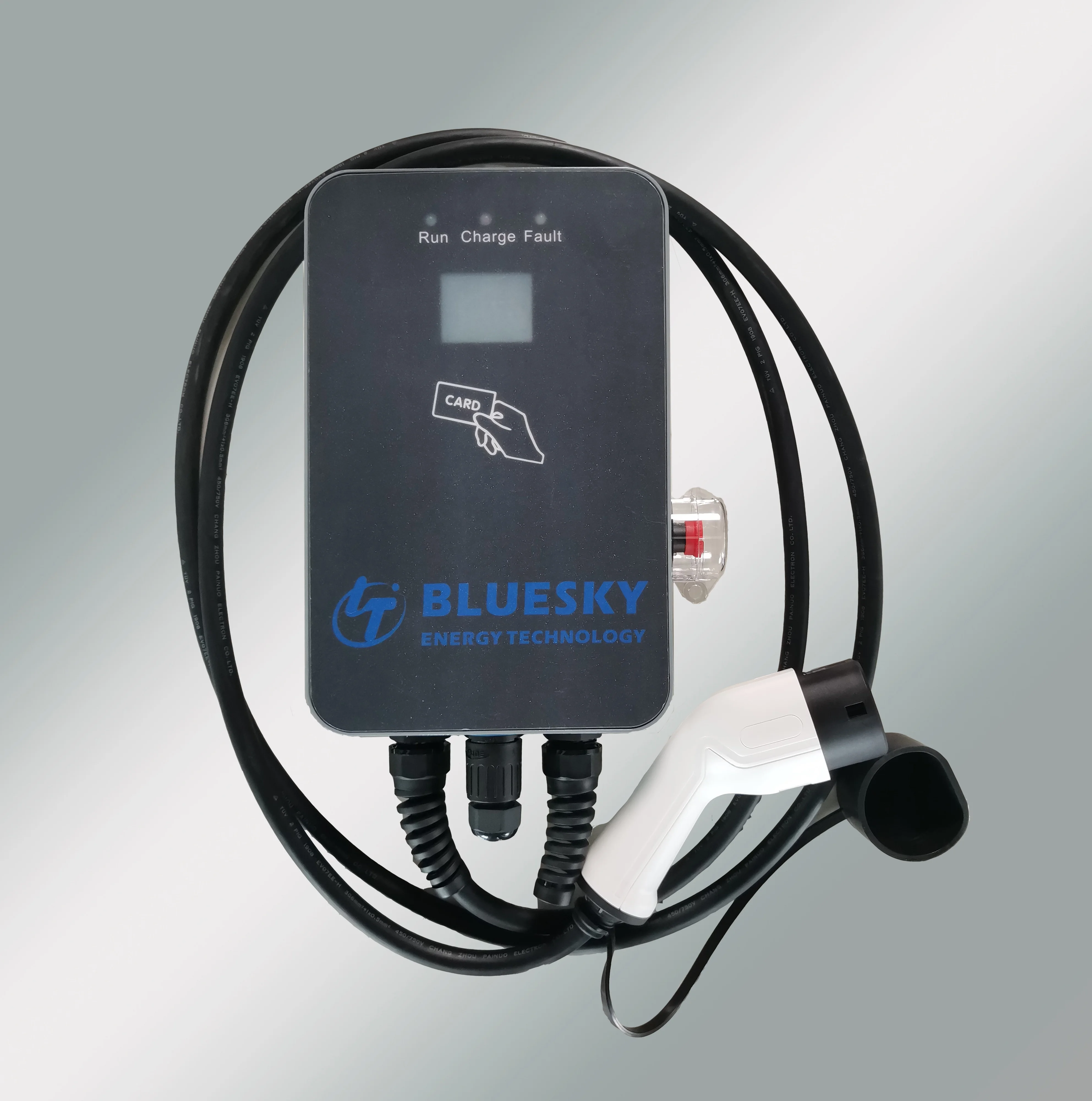 Bluesky home 22 кВт IEC 62196-2 настенный тип 2 32a Уровень обычная зарядная станция для