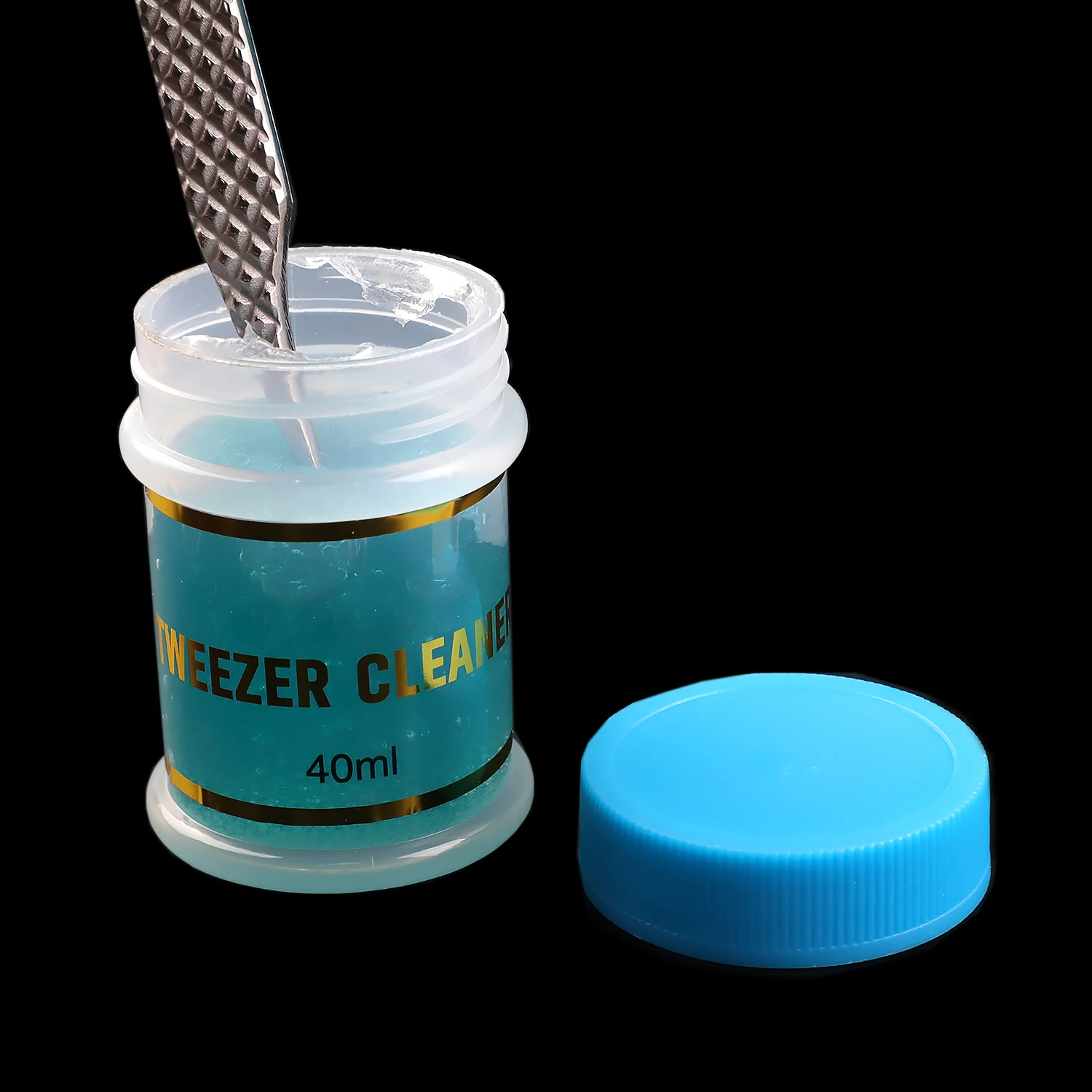 Pink Sponge Acetone Free Tweezer Cleaner