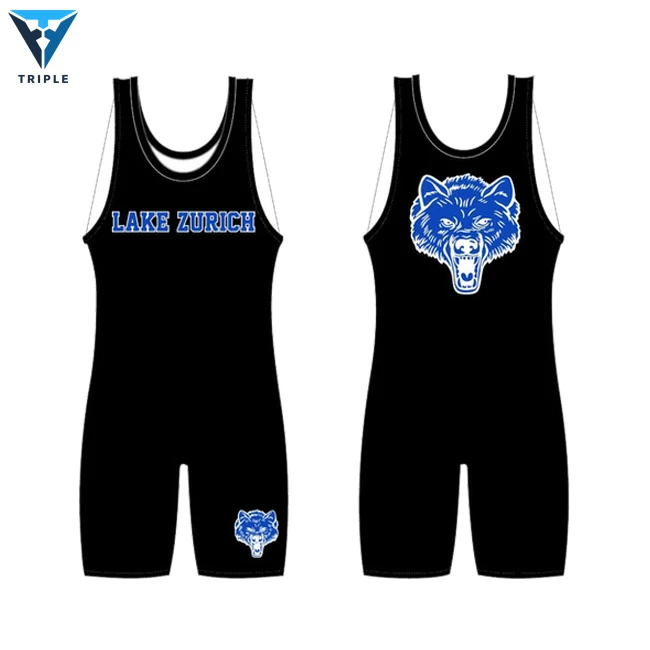 Wholesale Customized New Product Sublimation Spandex Wrestling Singlet Men Custom Wrestling Singlet