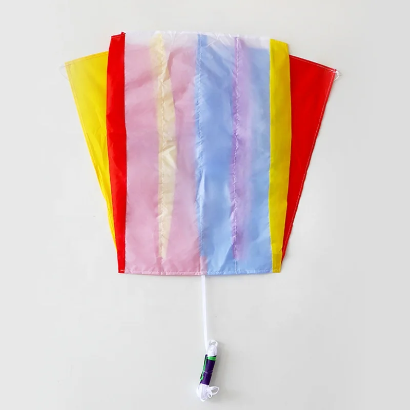 Custom made easy flying toys gift multicolor stitching Soft power parafoil pocket sled mini supermarket kite