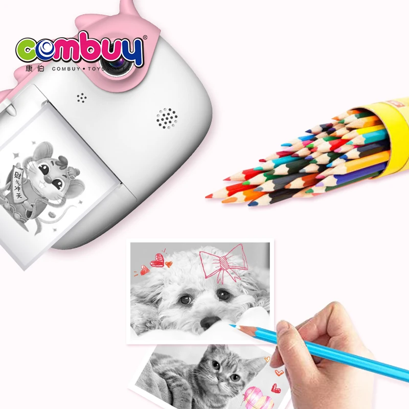 Children gift print cheap HD touch screen instant mini camera