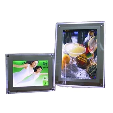 a4 a3 a2 a1 a0 size backlit acrylic panel display crystal frame led menu light box