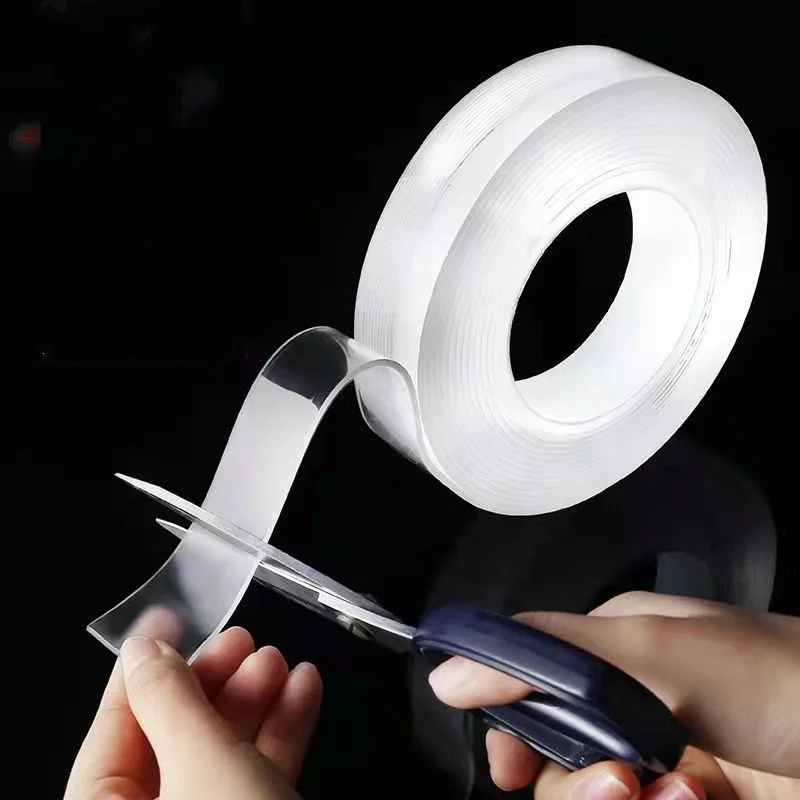 Wholesale 2024 hot selling new strong high viscosity seamless acrylic transparent waterproof  magic double-sided adhesive