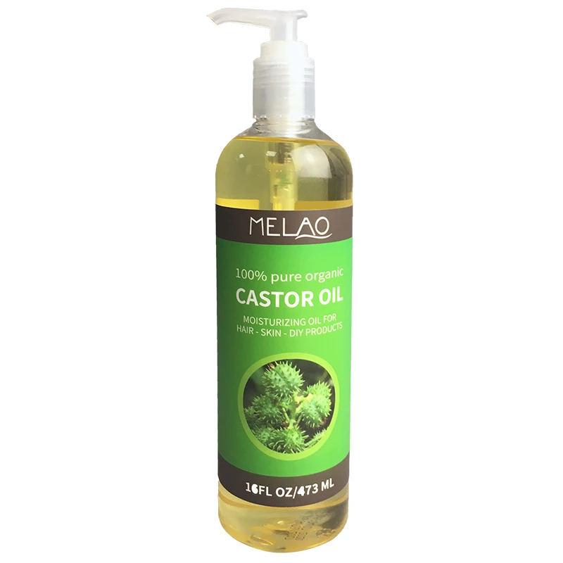 Melao Castor Oil  Huile De 100% Biologique Pure Moisturizing Oil For Hair Skin Diy Products