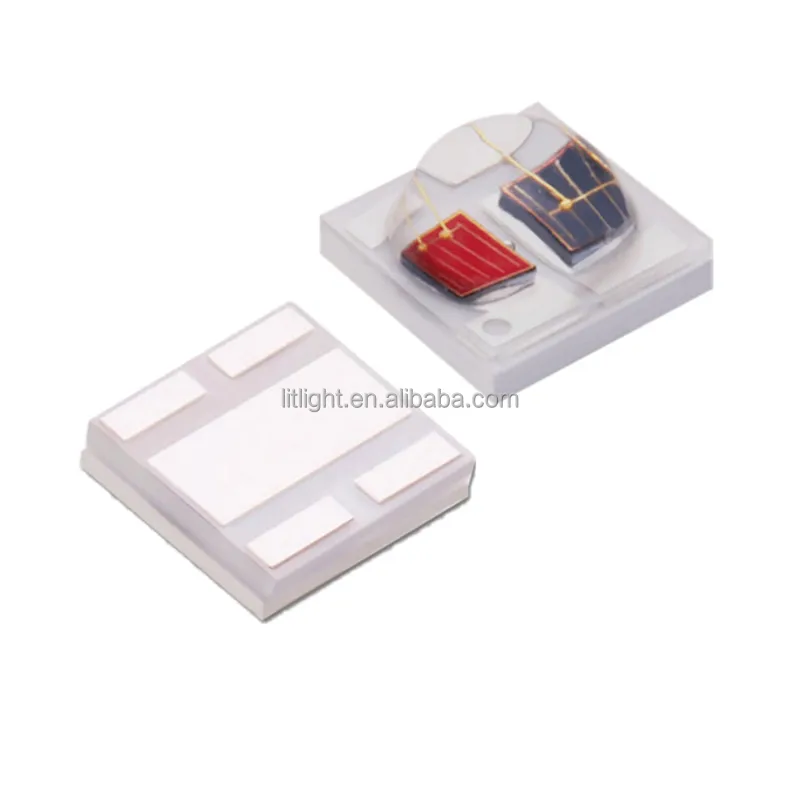 Hot New Bi-color 660nm+850nm dual wavelength light source 3030 3535 5050 SMD LED chip red+IR bicolor for medical beauty therapy