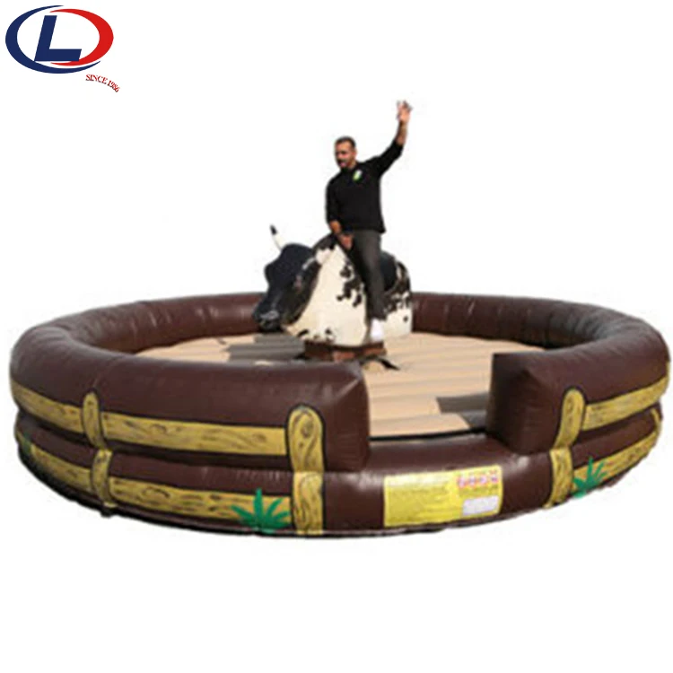 Заводская цена Лидер продаж парк развлечений электрические надувные игры красные Родео механические аттракционы для продажи