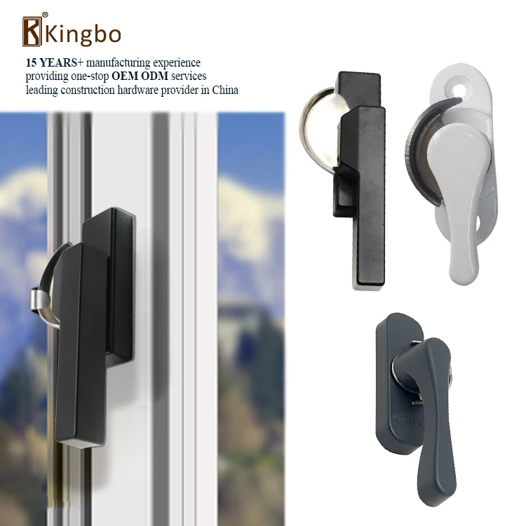 Aluminum Sliding Window Handle Lock Security Crescent Modern Good Appearance China Factory Direct Sales High Quality