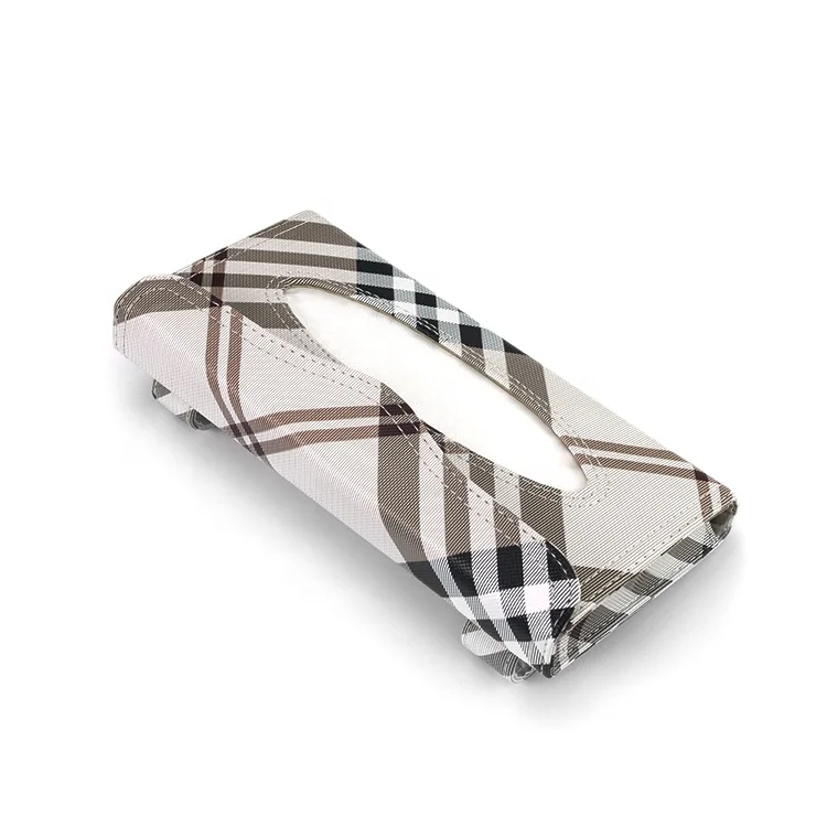 
Multifunctional car box tissue Portable Sunshade Paper Towel Bag Hanging Seat Drawer Holder Leather Car Tissue Box 