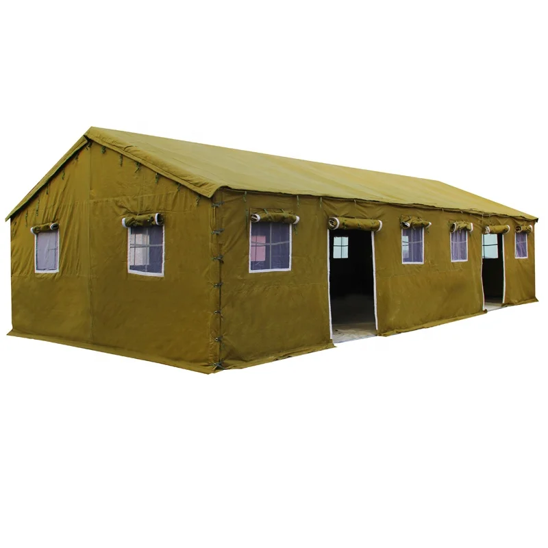 Outdoor durable galvanized steel aluminum frame disaster relief extreme weather tent