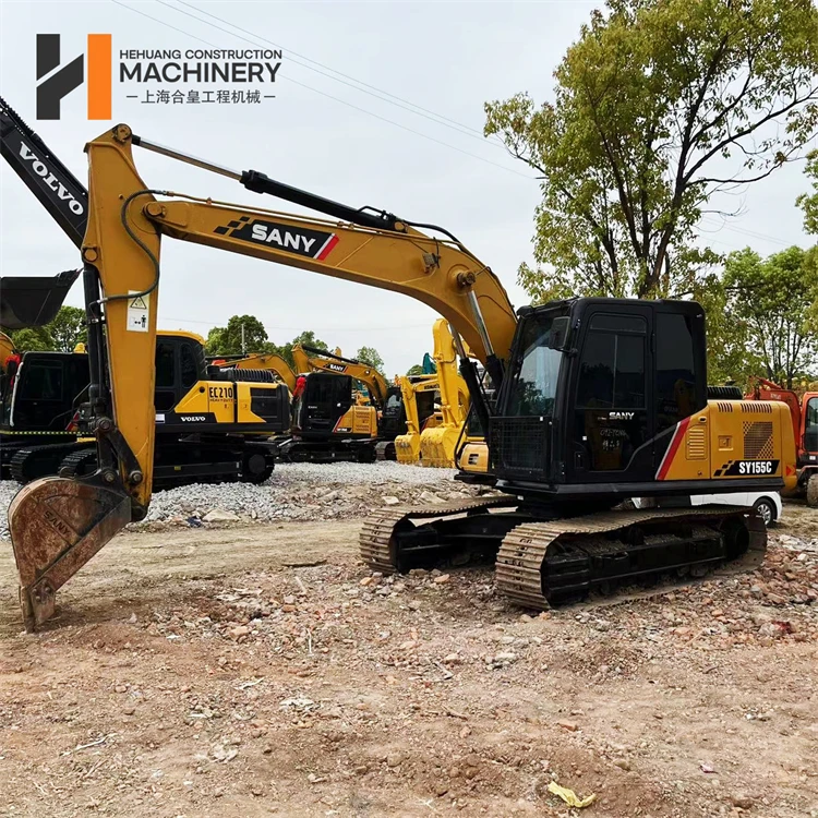 used Selling high-quality Sany 155 excavators with stable performance and no maintenance, large parts do not leak oil
