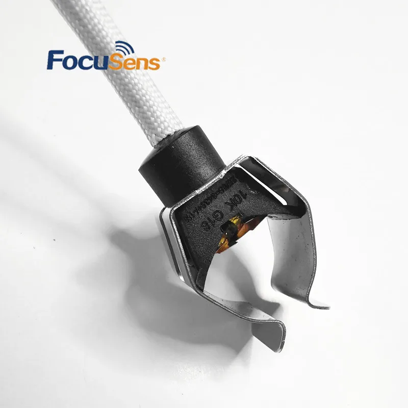 Hot Water Pipe Surface Clip Thermometer 10k 3977 NTC Temperature Sensor Clamp-On Temp Probe