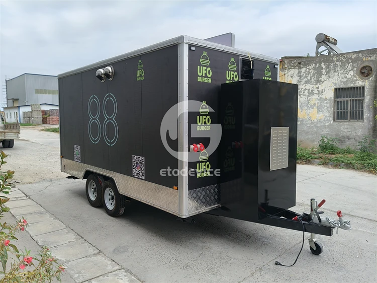 13ft Commercial Outdoor Coffee Food Truck Street  Mobile Food Truck USA Europe Australia With DOT/VIN For Sale
