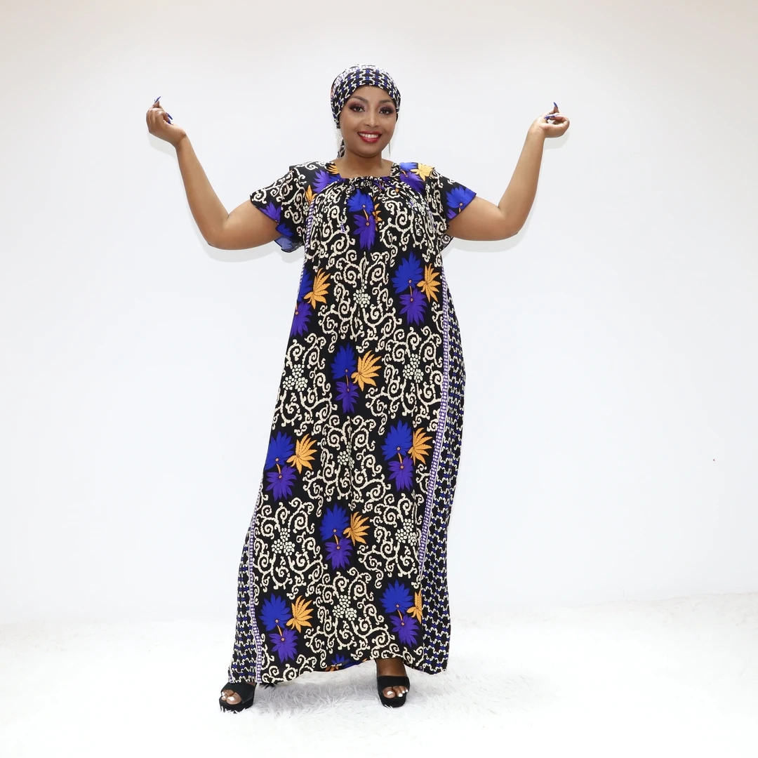 muslim women dress american boubou  rushed AY Fashion KT01-358FY Cameroon boubou kaftan