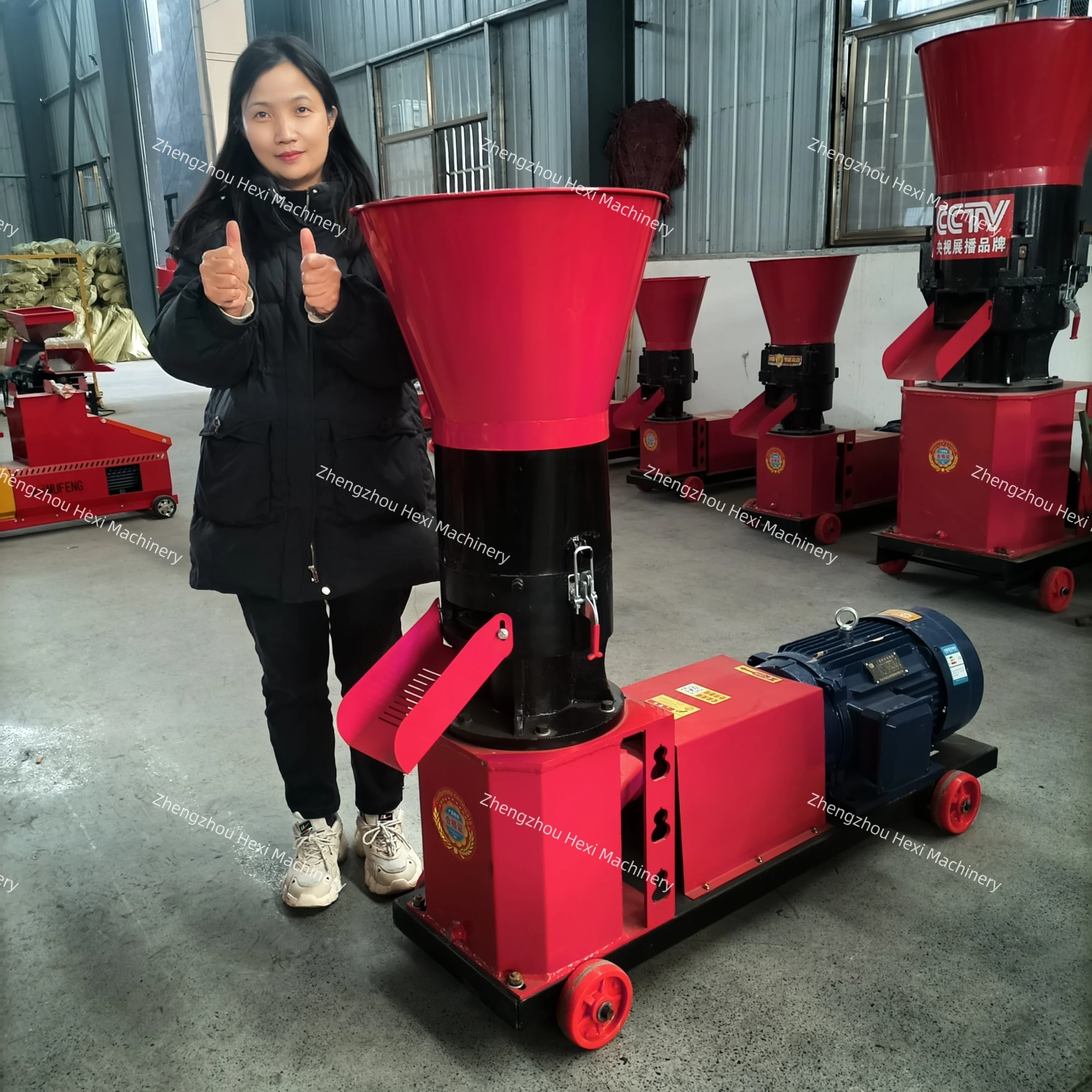 Zhengzhou Hexi Machine Good Price Maize Hammer Mill Molino De Martillo Grinding for Home Use