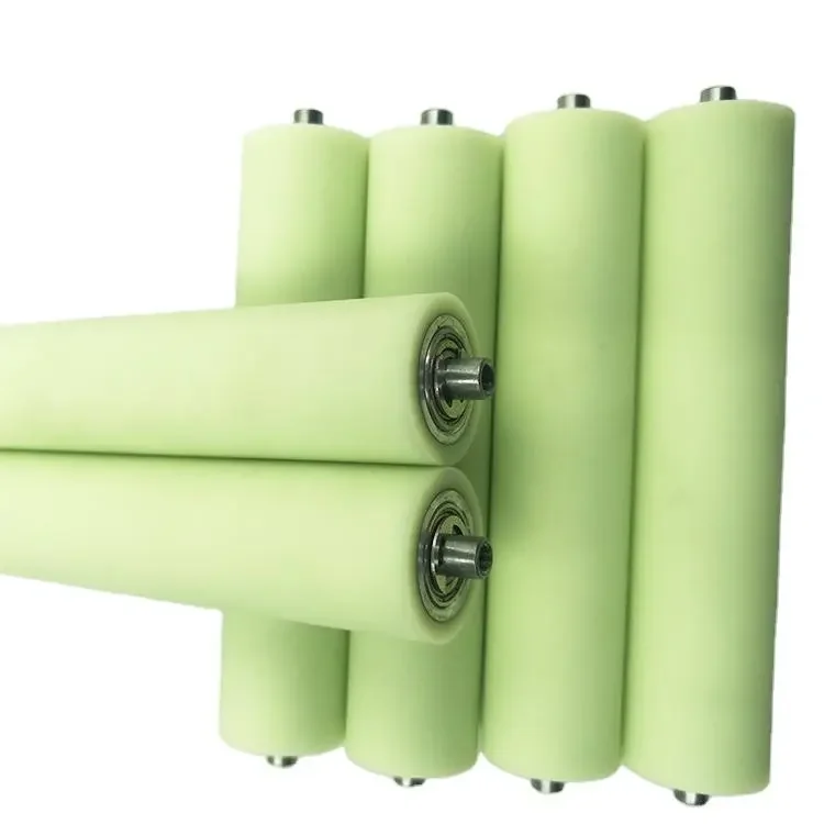 Manufacturer 30-300kg Load Capacity Rubber Stainless Steel Cone Motorized Conveyor Rollers