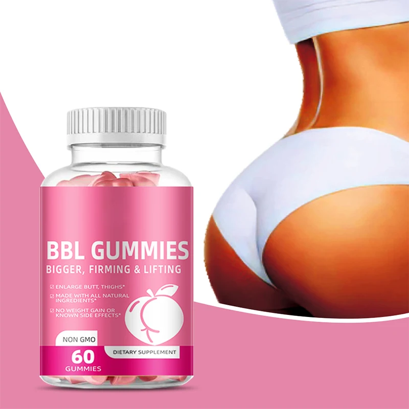 Factory Hot Sale BBL gummies Supplement Herbal Hip Enhancing butt Gummies Enlargement Gummy Big Ass For Women