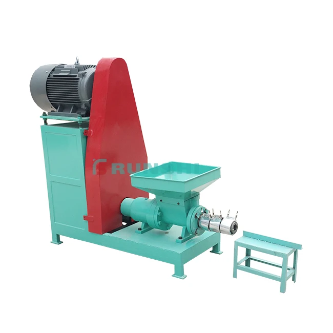 Small sawdust briquette making machine