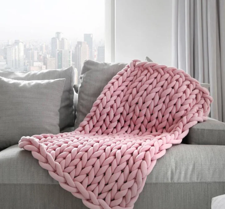 polyester hollow giant velvet chunky hand knitting cotton tube yarn for pet nest blanket pillow Cotton