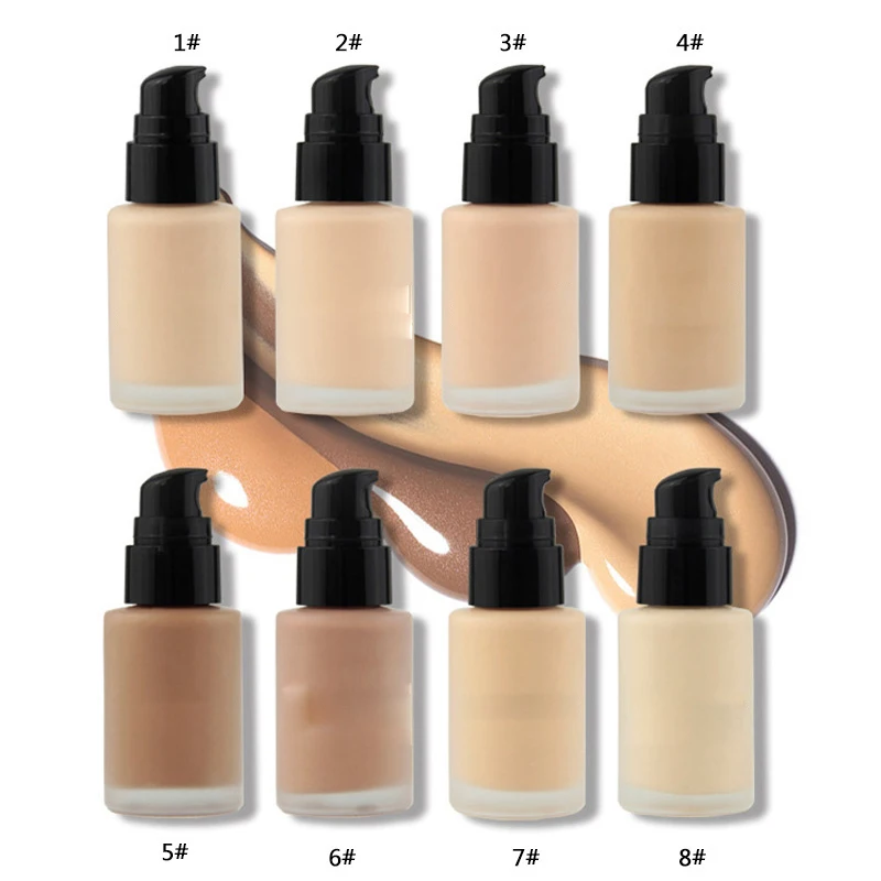 New Makeup Liquid Waterproof And Matte Fit Me Foundation Cushion Private Label Manufacturer Stock Vegan Foundation