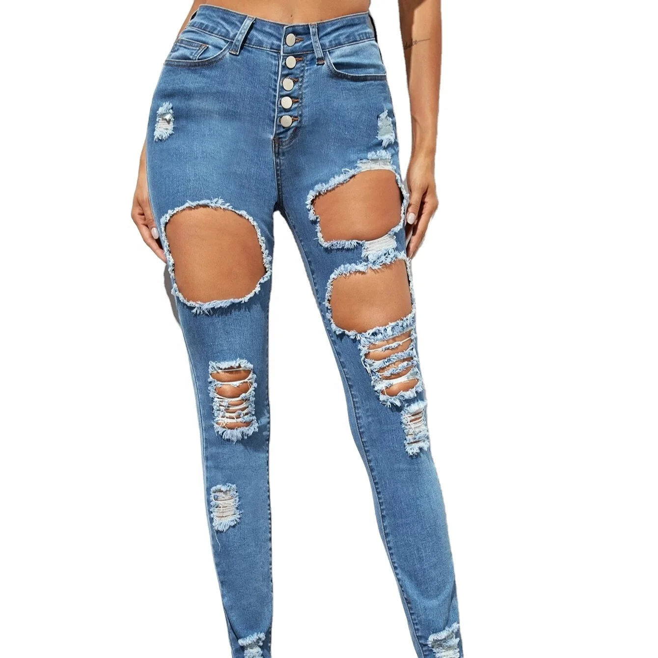 SKYKINGDOM women clothing jeans gz longchan hollow out womens designer jeans skinny women stretch high waist jeans