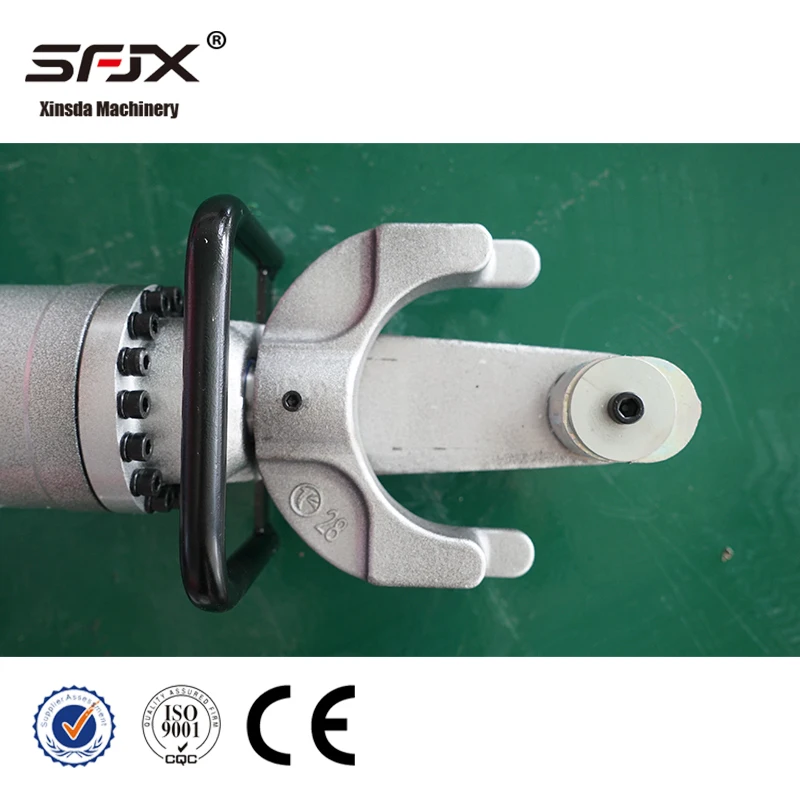 NRB28E mini hydraulic rebar bender cutter manual portable steel bar bender for steel bar 28mm