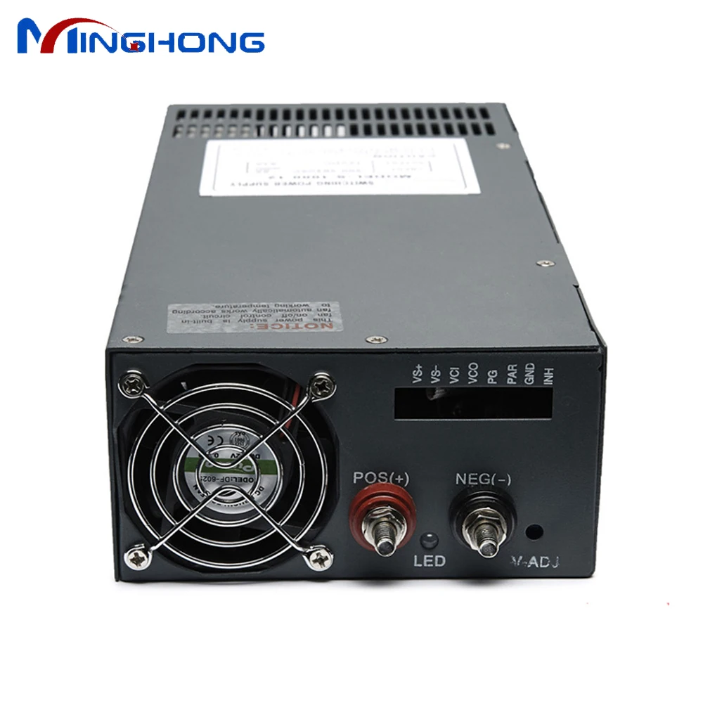 Factory price 220VAC to 48VDC 32A psu transformer, 1500W 48V switch mode power supply with 2 years warranty
